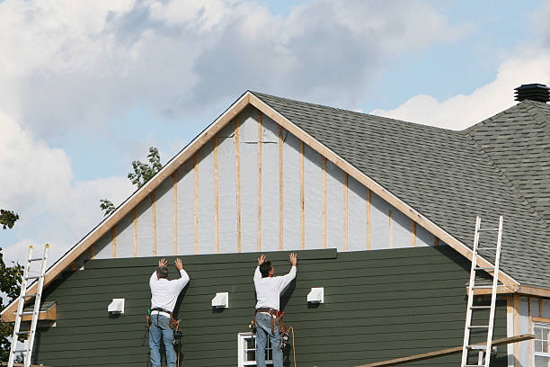 Professional Wood Siding technician working in Amston, CT